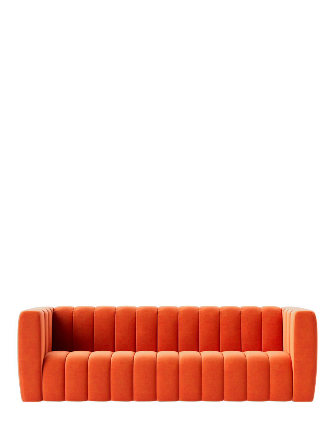 Duxford Range, Swoon Duxford Grand 4 Seater Sofa, Easy Velvet Burnt Orange