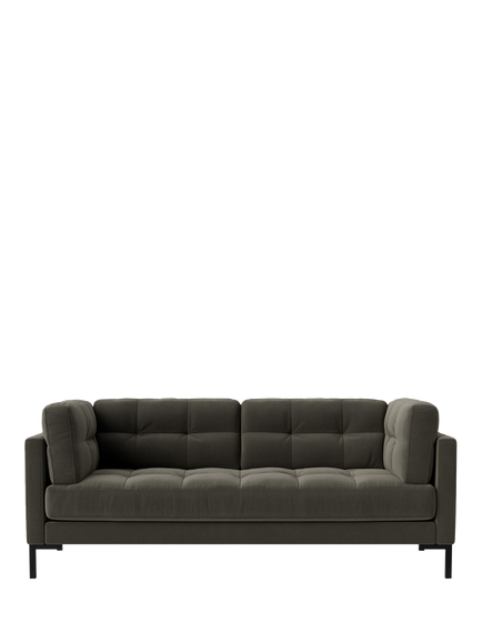 Swoon Landau Medium 2 Seater Sofa, Crushed Velvet Spruce