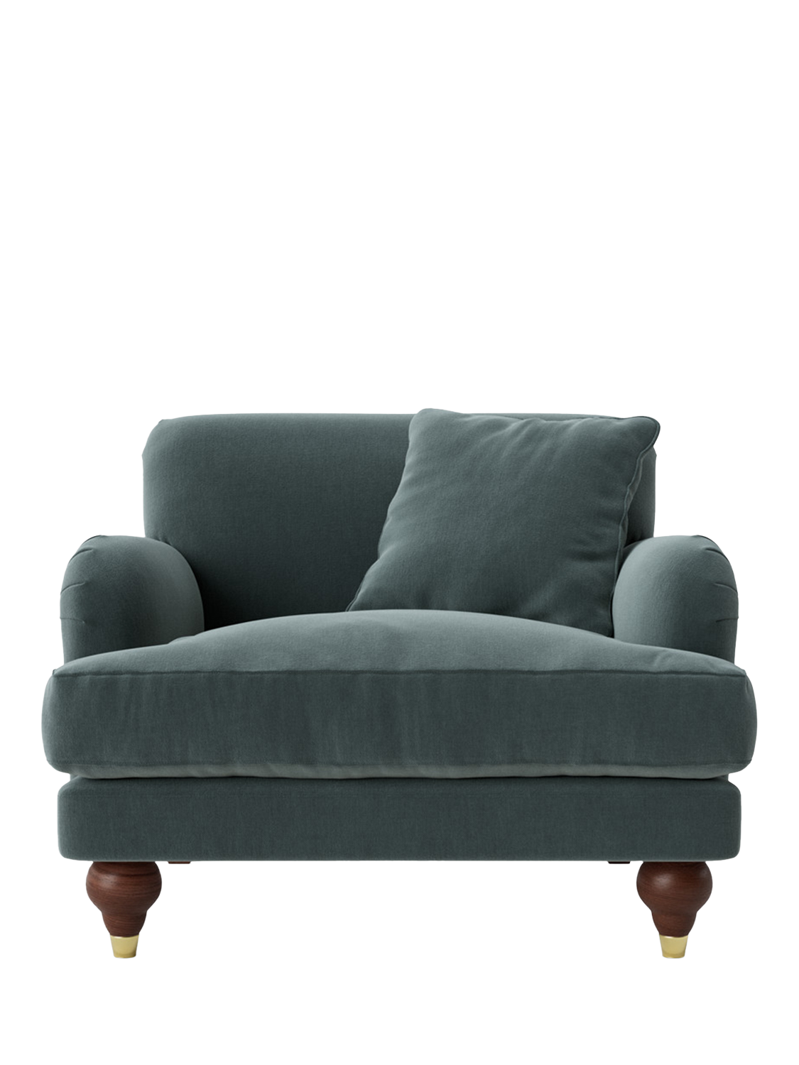 Chorley Range, Swoon Chorley Armchair, Crushed Velvet Hydro