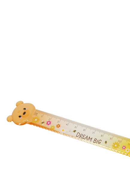 Legami Sweet Bear Ruler, Brown/Multi - view 2, Brown/Multi