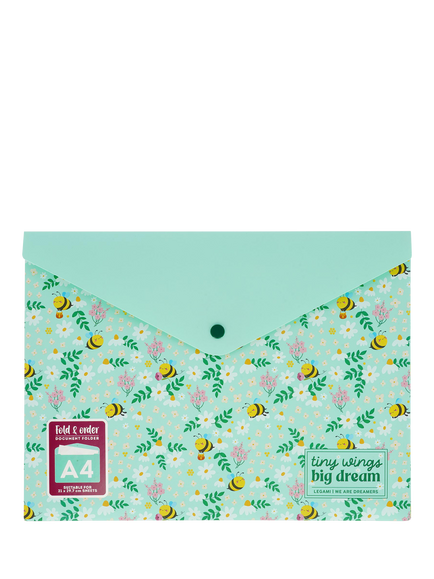 Legami Bee Fold & Order Document Folder, Multi, Multi Multi