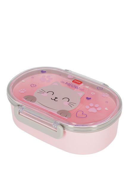 Legami Kitty Snack & Go Snack Box, Pink, Pink Multi Pink