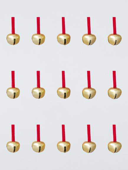 John Lewis Metal Bell Tree Decorations, Box of 15, Gold