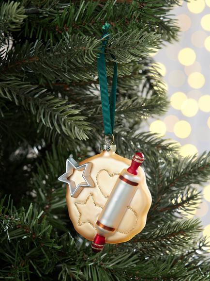 John Lewis Curate & Collect Cutter & Rolling Pin Bauble, Multi - view 2, Multi
