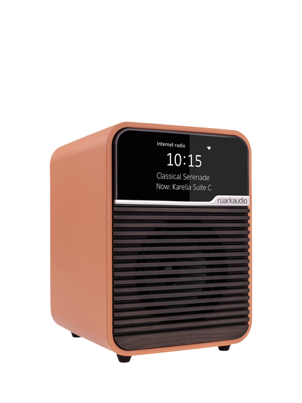 Ruark R1S DAB/DAB+/FM/Internet Bluetooth Wi-Fi Smart Radio, Terracotta, Terracotta