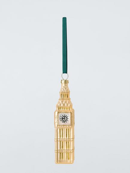 John Lewis Curate & Collect Glass Big Ben Bauble, Multi