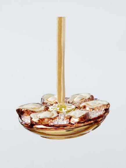 John Lewis The Connoisseur Oyster Platter Bauble, Natural, Natural