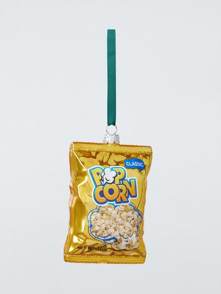 John Lewis Curate & Collect Popcorn Packet Bauble, Multi, Yellow