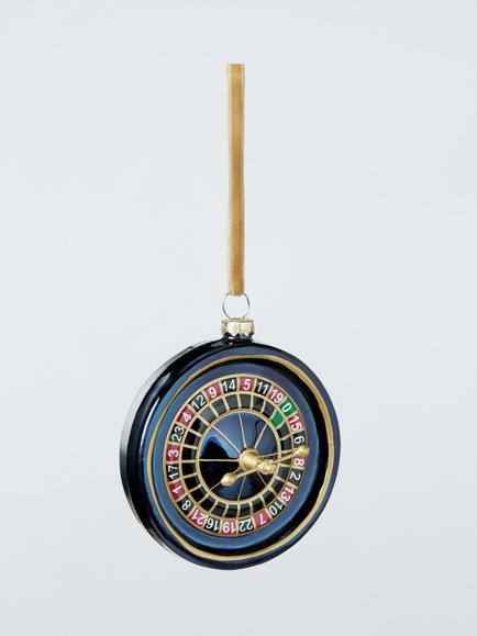 John Lewis The Connoisseur Roulette Wheel Bauble, Multi, Multi