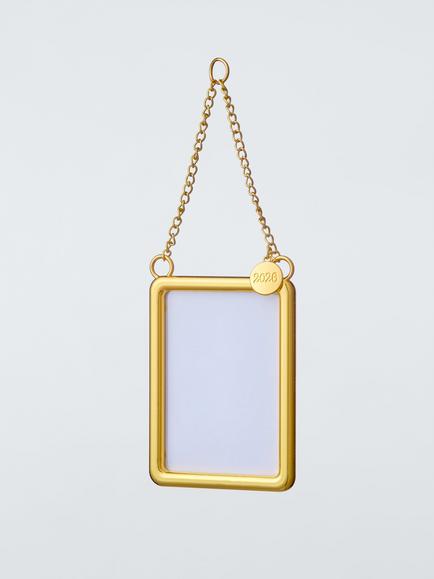 John Lewis The Cherisher Metal Photo Frame Tree Decoration, Gold, Gold