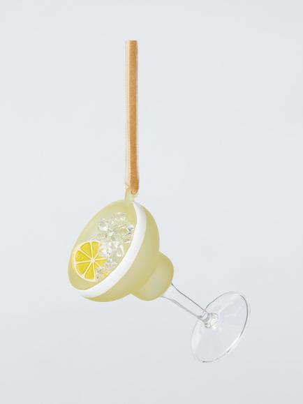 John Lewis The Connoisseur Margarita Glass Bauble, Multi, Multi