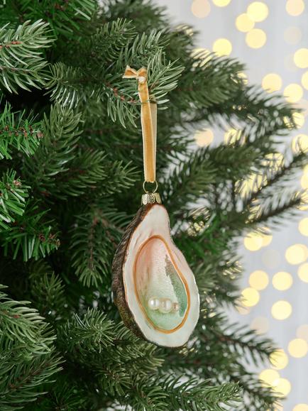 John Lewis The Connoisseur Oyster with Pearl Bauble - view 2, Oyster