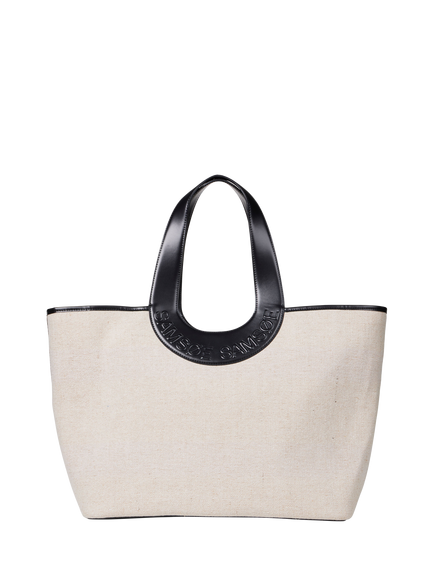 Samsøe Samsøe Saberta Beach Tote Bag, Bone White, Bone White