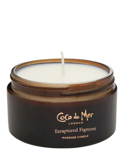 Coco de Mer Enraptured Figment Massage Candle, Black