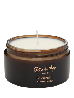 Coco de Mer Roseravished Massage Candle, Black