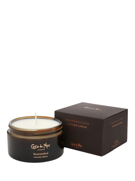 Coco de Mer Roseravished Massage Candle - view 2, Black