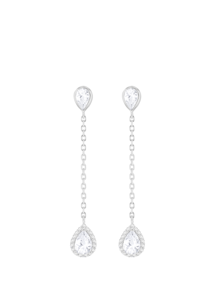 IBB Cubic Zirconia Teardrop Earrings, Multi, Multi