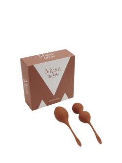 Coco de Mer Muse Pleasure Balls - view 2, Caramel