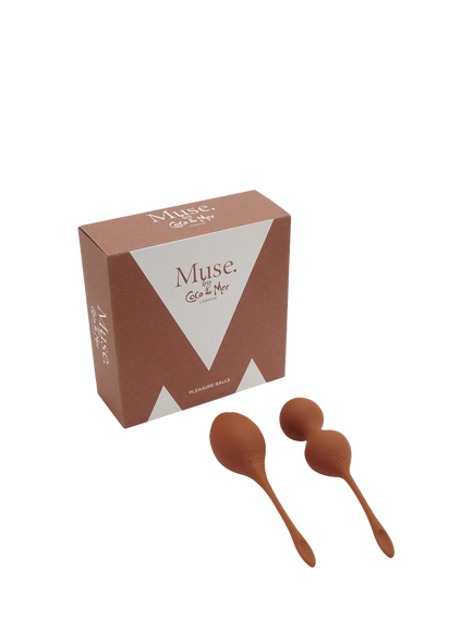 Coco de Mer Muse Pleasure Balls - view 2, Caramel