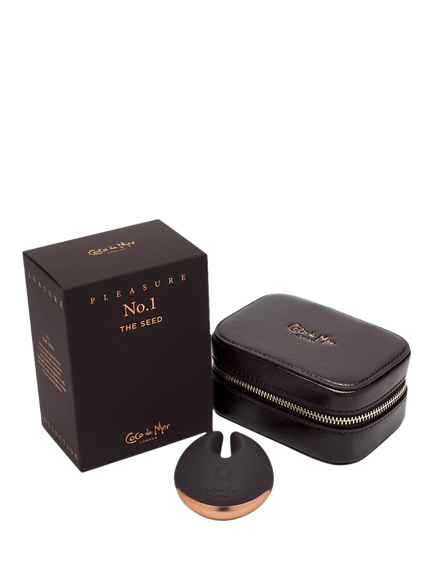 Coco de Mer The Seed Pleasure No. 1 Massage Vibrator - view 2, Chocolate