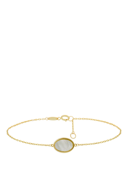 IBB 9ct Yellow Gold Mother Of Pearl Bracelet, Multi, Multi