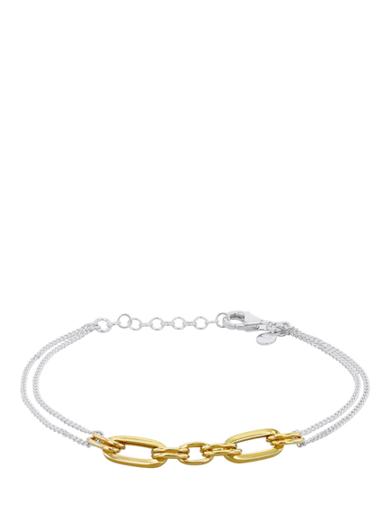 IBB Paper Link Curb Bracelet, Multi, Multi