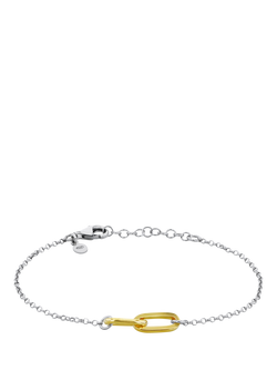 IBB Two Tone Paper Link Bracelet, Multi, Multi