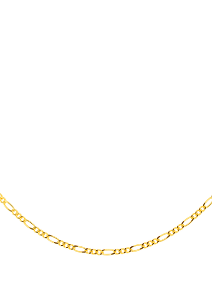 IBB Figaro Chain Necklace, Gold, Gold