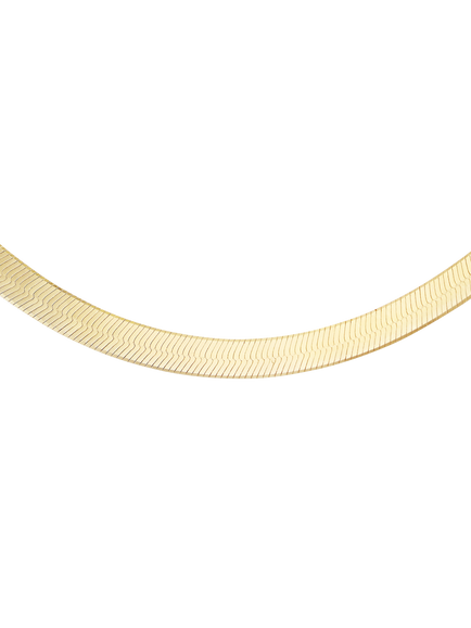 IBB Triple Herringbone Necklace, Gold, Gold