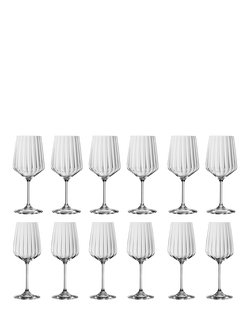 Spiegelau Lifestyle Wine Glasses, Box of 12, 630ml, Clear, Clear
