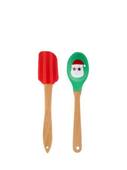Talking Tables Fun Santa Kitchen Utensils, Set of 2, Multi