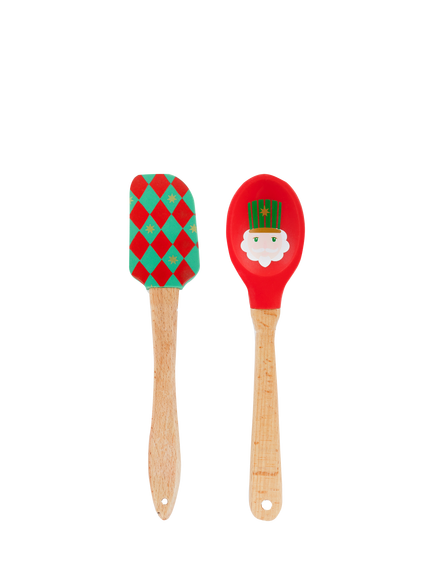 Talking Tables Christmas Nutcracker Utensils, Set of 2, Multi
