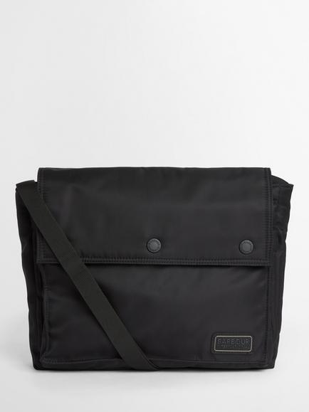 Barbour International Daleson Messenger Crossbody Bag, Black, Black