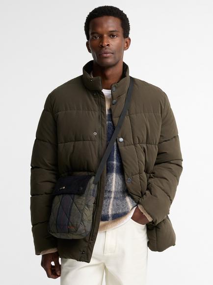 Barbour Tartan Liddesdale Crossbody Bag, Shadow Tartan - view 2, Shadow Tartan