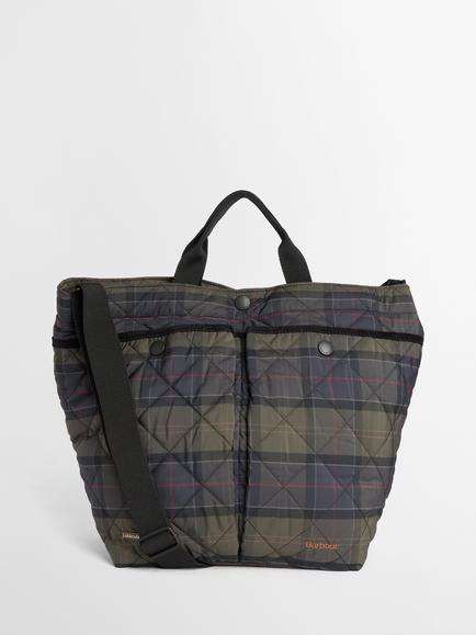 Barbour Liddesdale Tote Bag, Shadow Tartan, Shadow Tartan