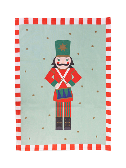 Talking Tables Christmas Nutcracker Cotton Tea Towels, Set of 2 - view 2, Multi
