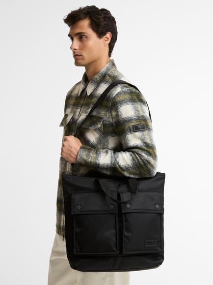 Barbour International Daleson Tote Bag, Black - view 2, Black