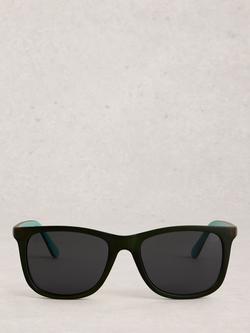 White Stuff Wayfarer Sunglasses, Black - view 2, 