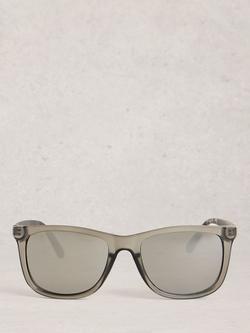 White Stuff Wayfarer Sunglasses, Black/Multi - view 2, 