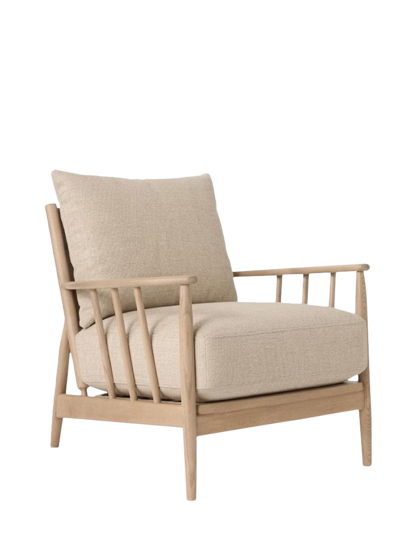 Cookham Range, John Lewis Cookham Armchair, Light Leg, Natural