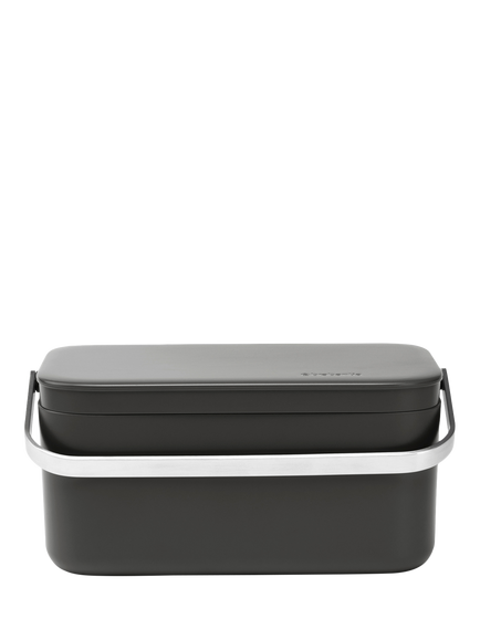 Brabantia Compost Food Waste Caddy, 1.8L, Dark Grey