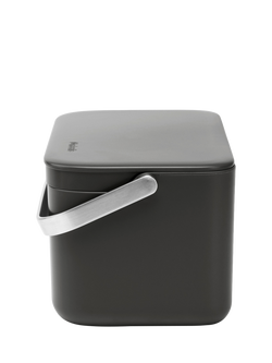 Brabantia Compost Food Waste Caddy, 1.8L - view 2, Dark Grey