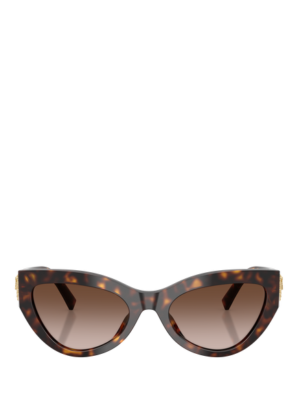 Dolce & Gabbana DG4536 Women's Cat's Eye Sunglasses, Havana/Brown - view 2, Havana/Brown