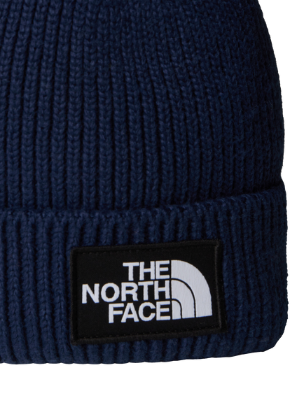 The North Face Logo Box Cuffed Beanie, Summit Navy - view 2, Summit Navy