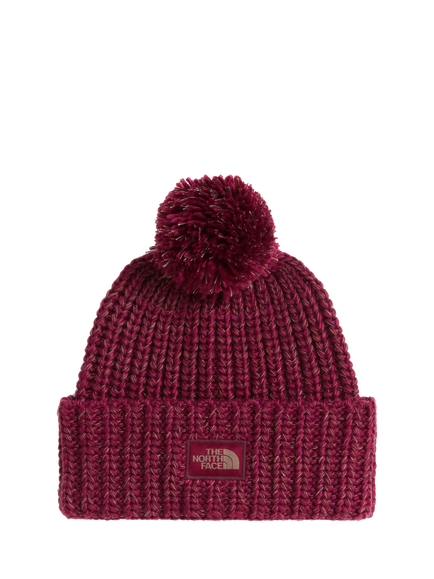 The North Face Cosy Chunky Cabin Beanie, Burgundy, Burg-brwn-red