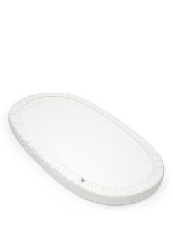Stokke Sleepi V3 Bed Fitted Sheet, White - view 2, White
