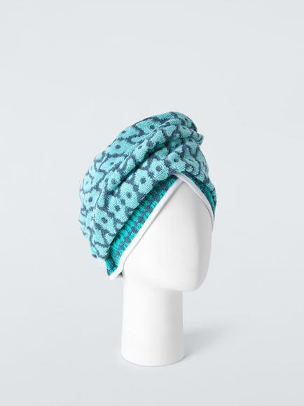 Margo Selby Eastbourne Hair Wrap, Blue/Multi, Blue Multi
