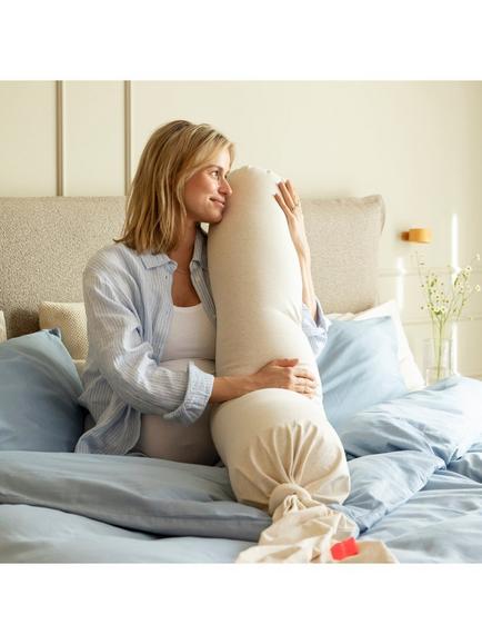 bbhugme Pregnancy Pillow, Soft White - view 2, Soft White
