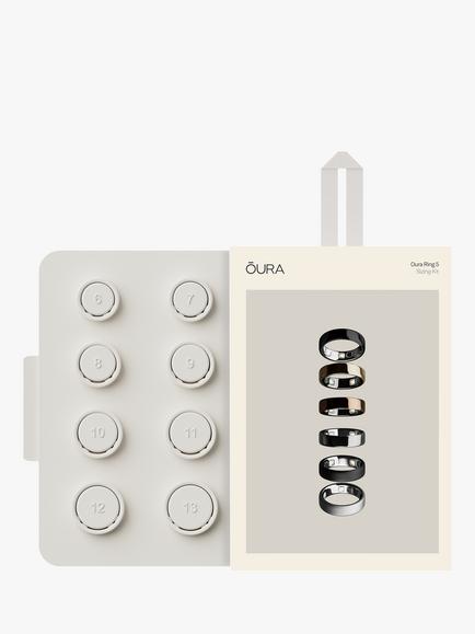 Oura Ring 5 Sizing Kit, Grey