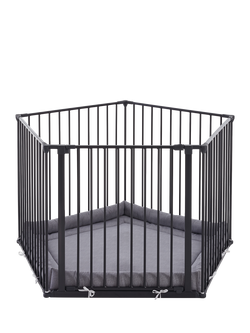 BabyDan Pentagon Playpen, Black, Black